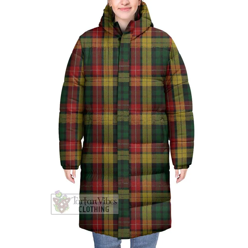 Buchanan Tartan Long Down Jacket