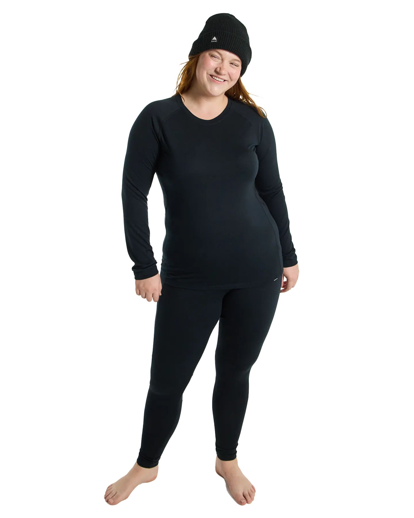 Burton Women's Phayse Merino Base Layer Crewneck - True Black