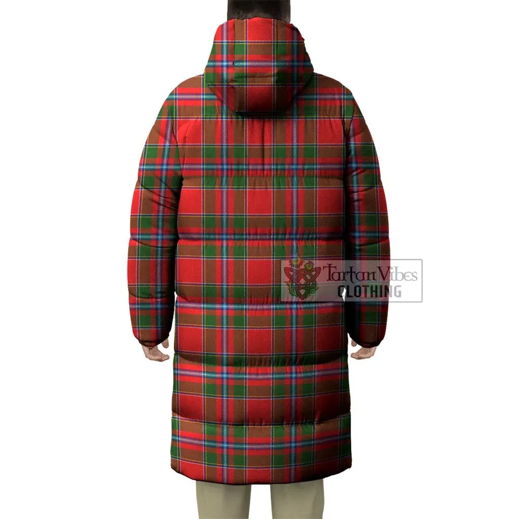 Butter Tartan Long Down Jacket