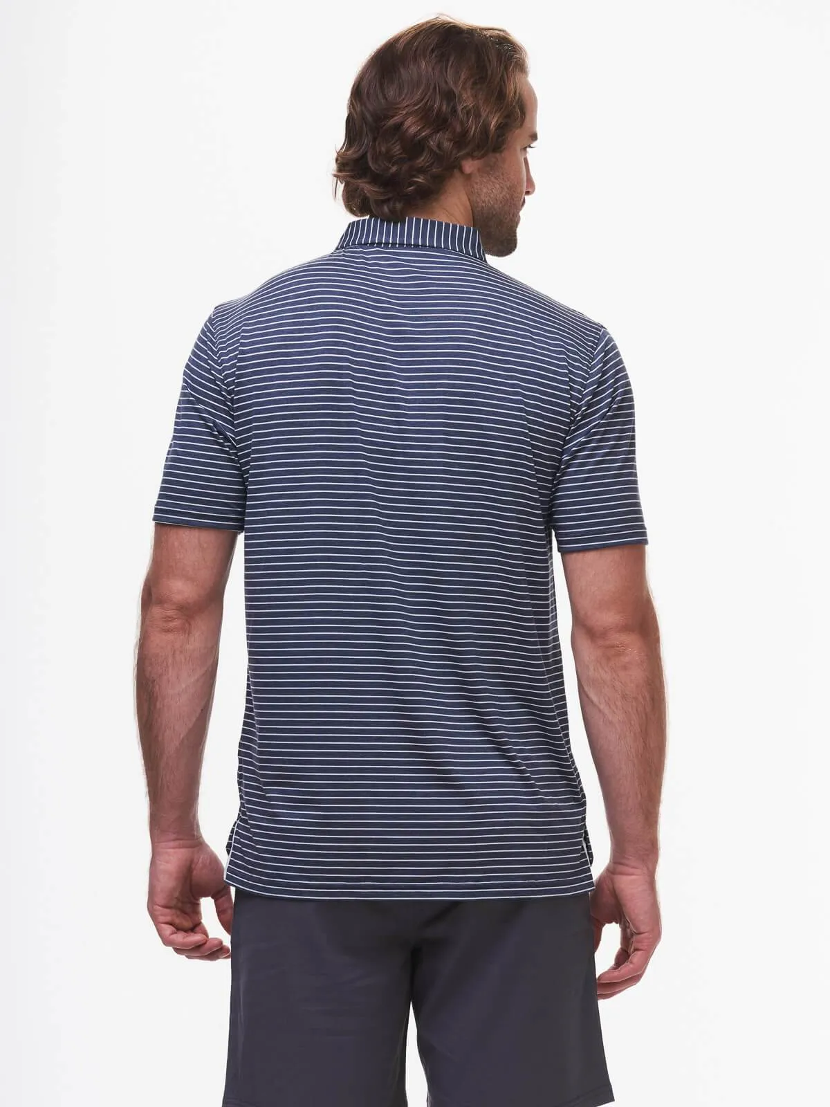 Cloud Golf Polo Brookline Stripe