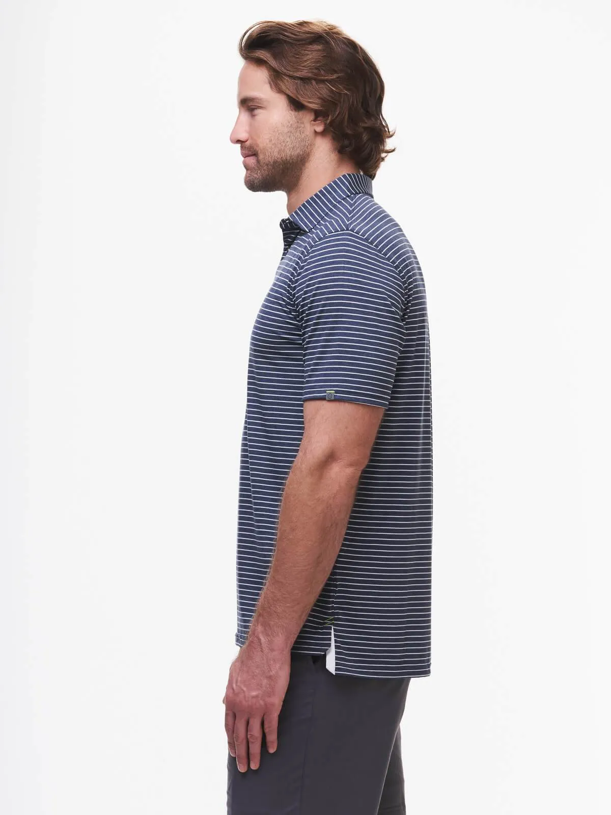 Cloud Golf Polo Brookline Stripe