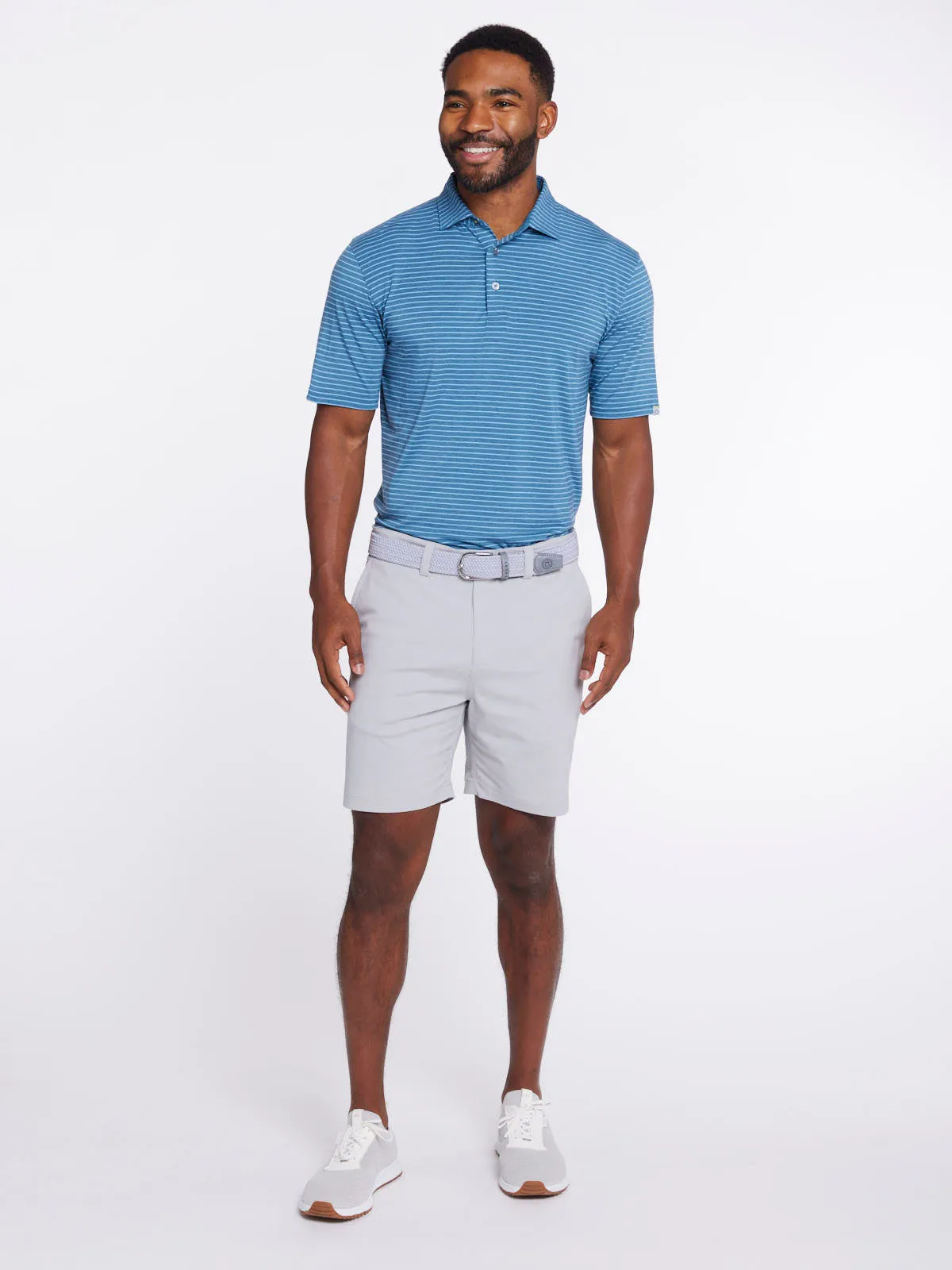 Cloud Golf Polo Brookline Stripe