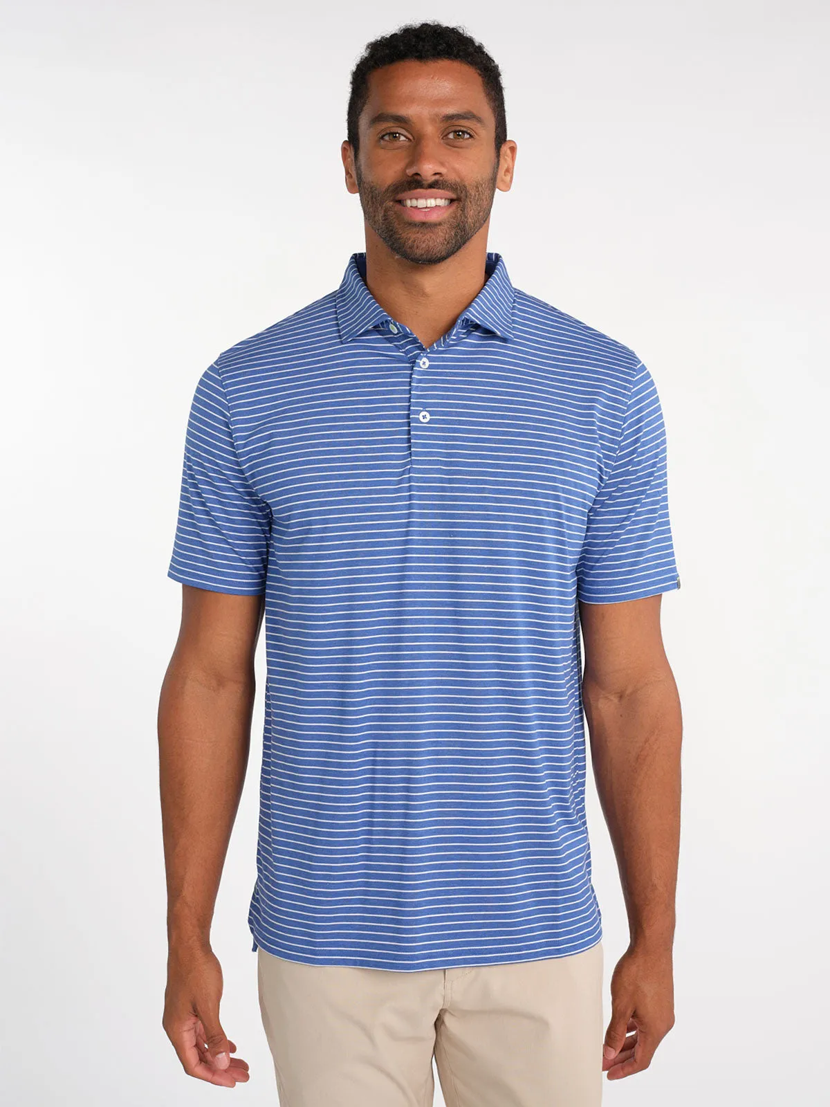 Cloud Golf Polo Brookline Stripe