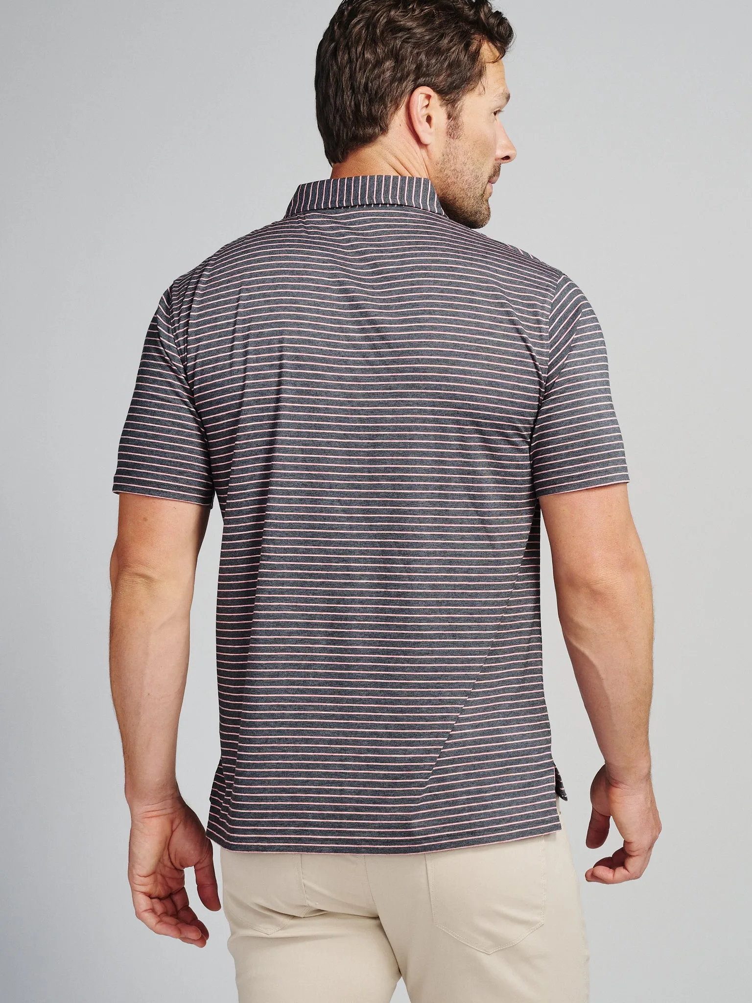 Cloud Golf Polo Brookline Stripe