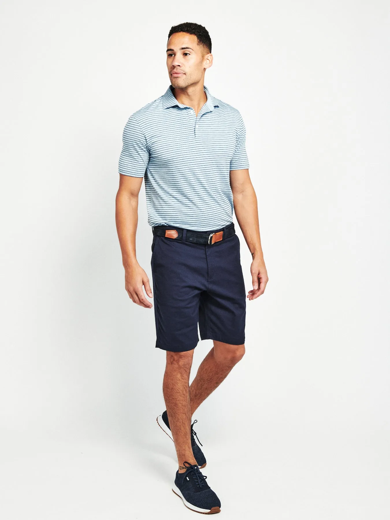 Cloud Golf Polo Brookline Stripe