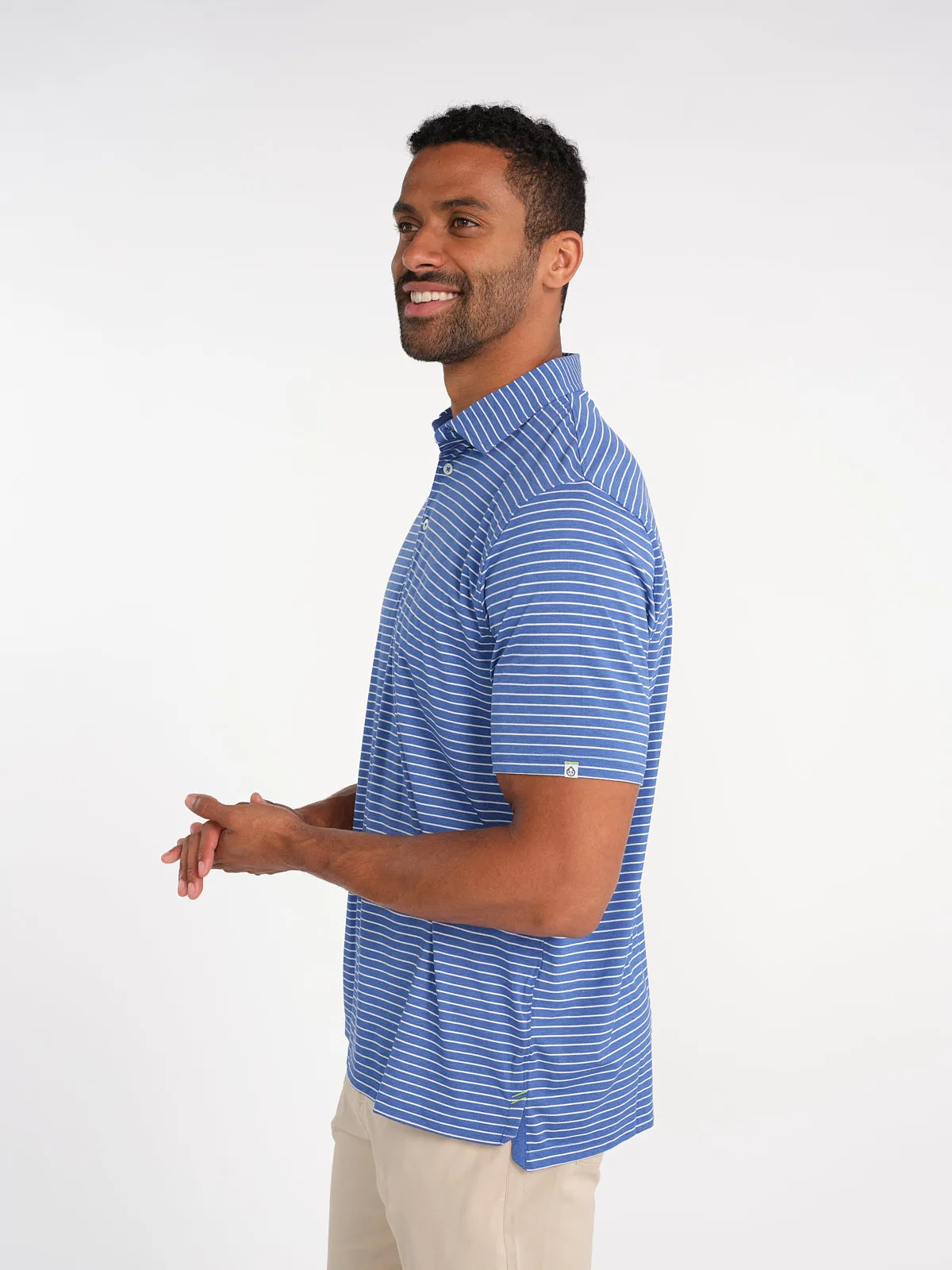 Cloud Golf Polo Brookline Stripe