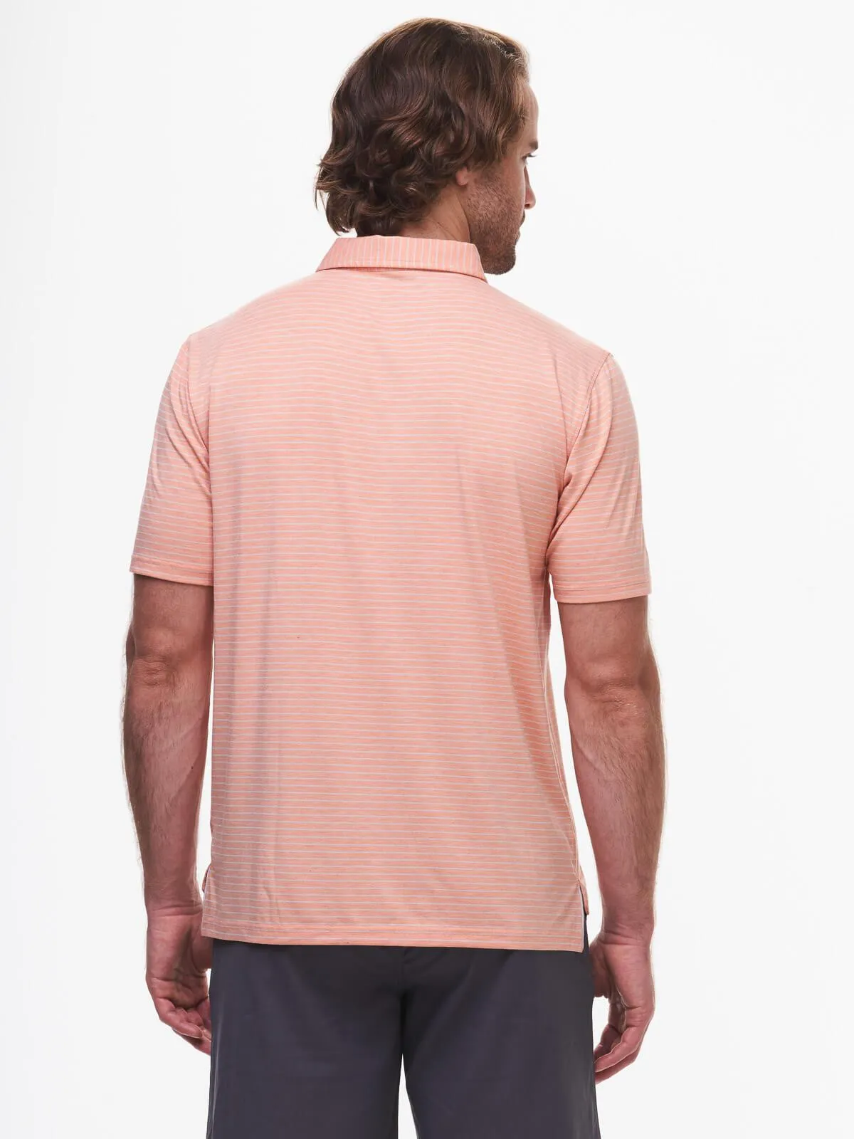 Cloud Golf Polo Brookline Stripe