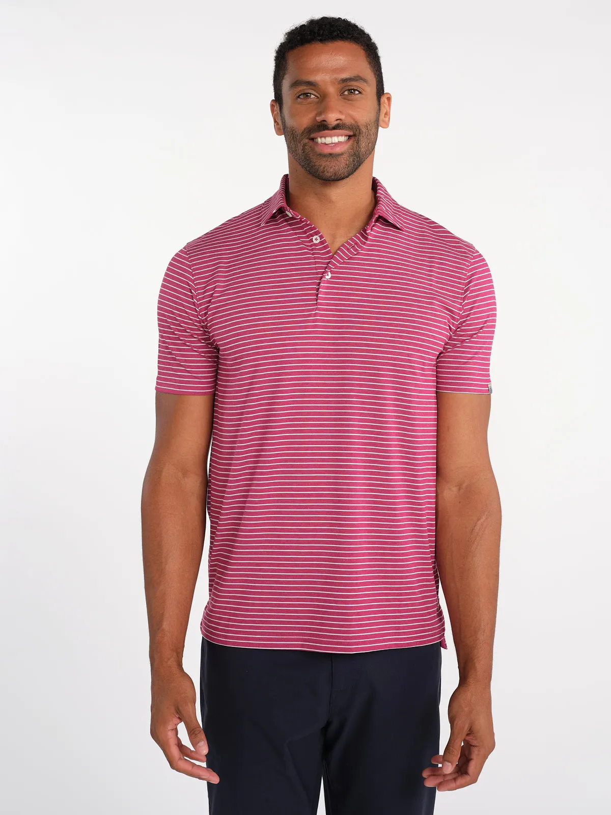 Cloud Golf Polo Brookline Stripe