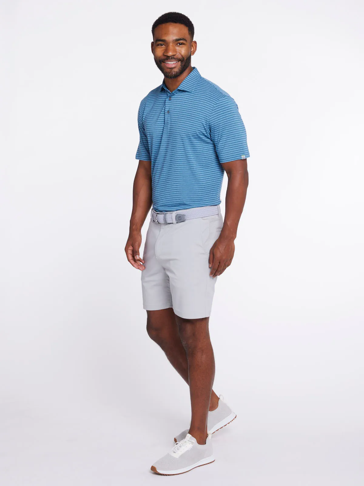 Cloud Golf Polo Brookline Stripe