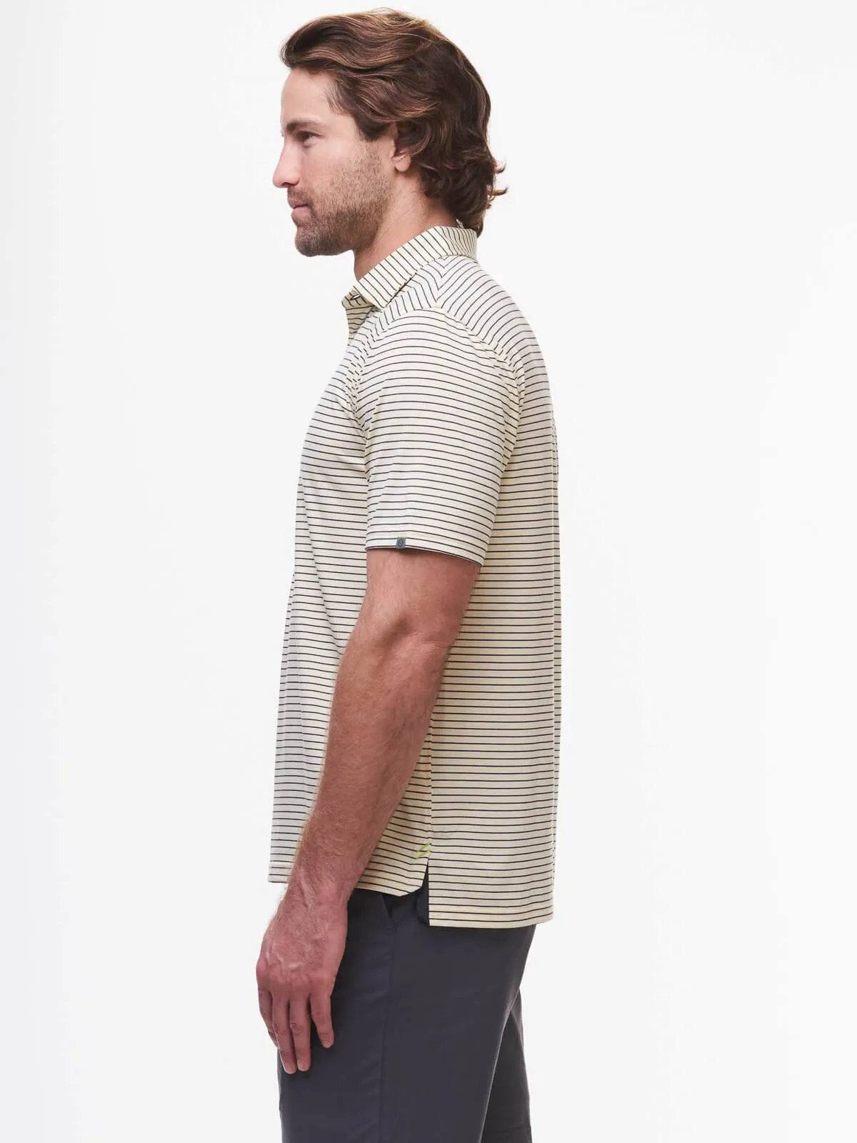 Cloud Golf Polo Brookline Stripe