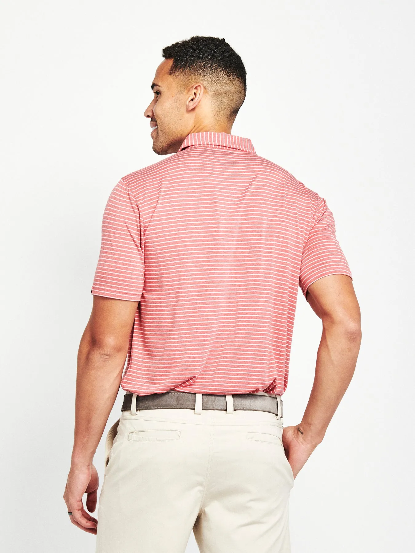 Cloud Golf Polo Brookline Stripe