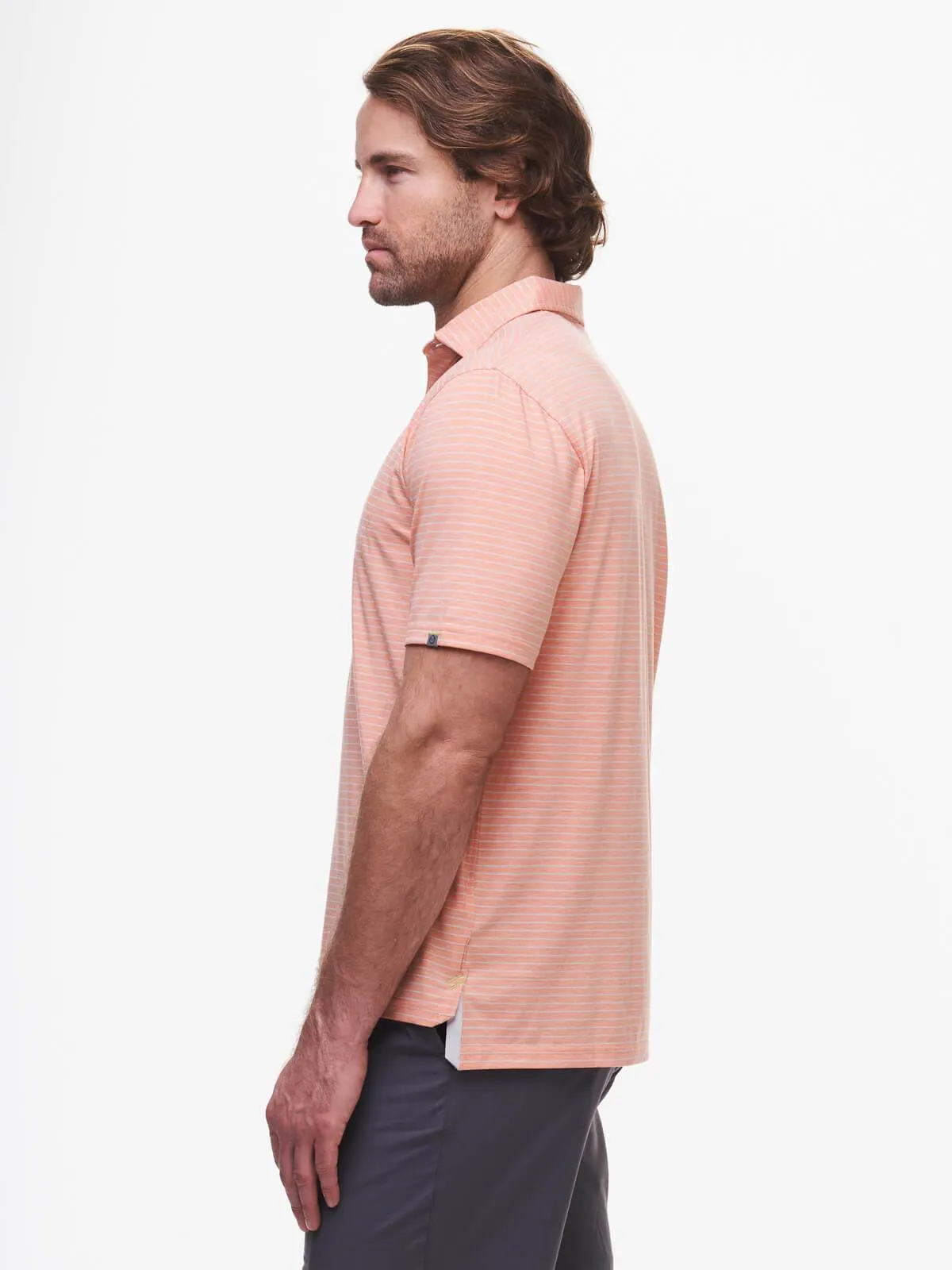 Cloud Golf Polo Brookline Stripe