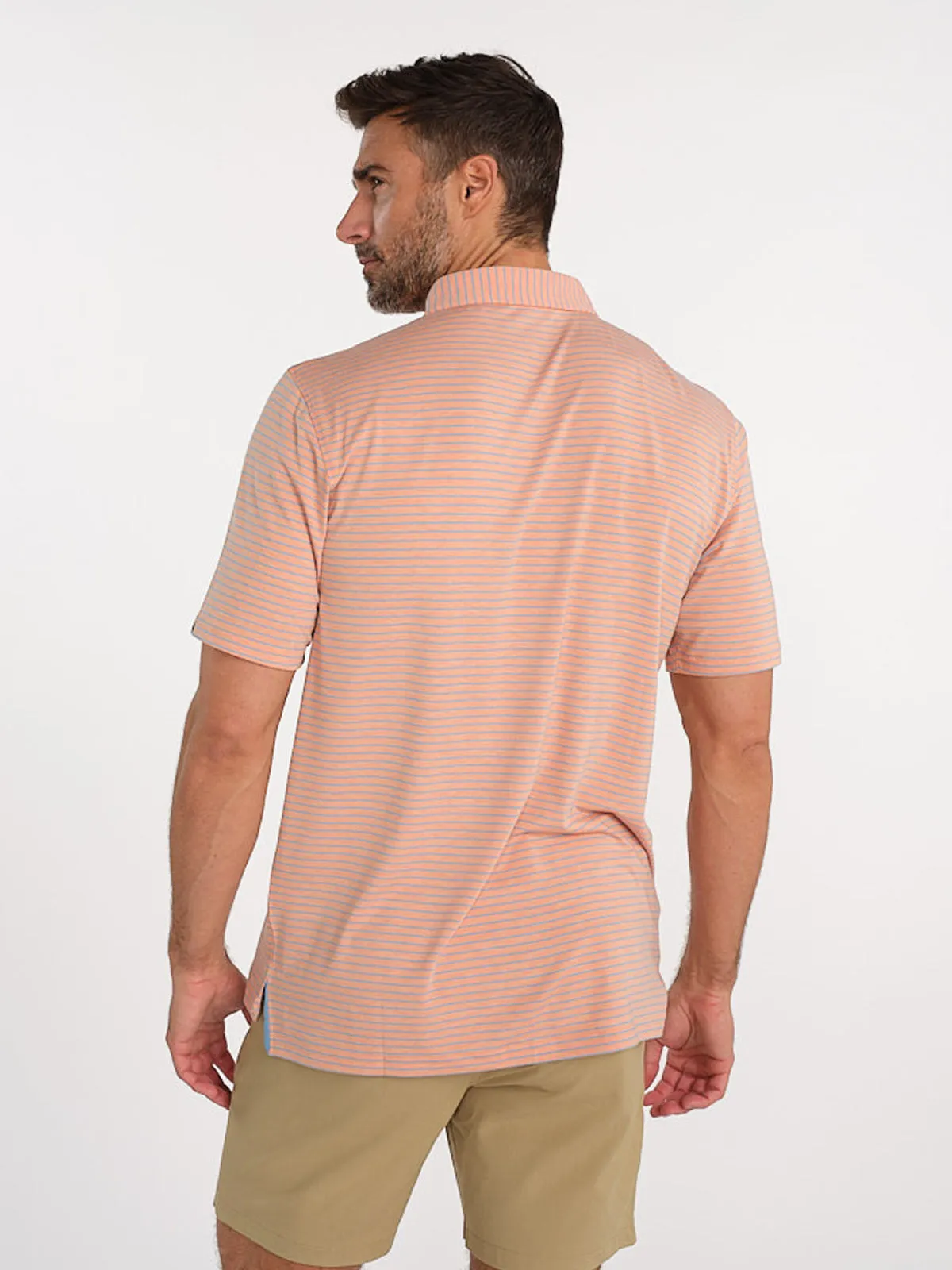 Cloud Golf Polo Brookline Stripe