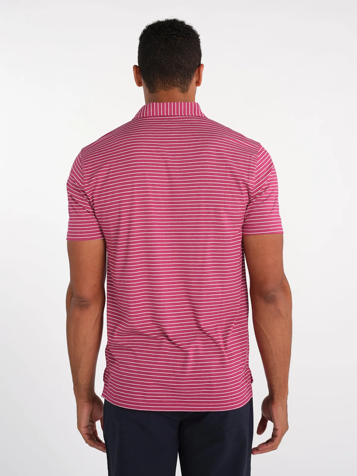 Cloud Golf Polo Brookline Stripe