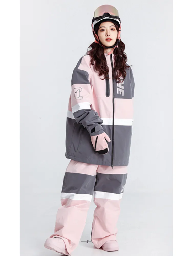 Cosone Glimmer Baggy Style Outdoor Snow Pants - Unisex