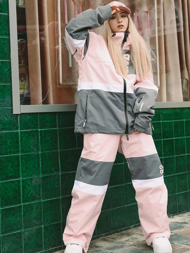 Cosone Glimmer Baggy Style Outdoor Snow Pants - Unisex