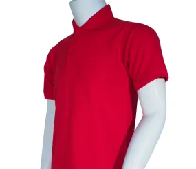 Cotton Honeycomb Polo Shirt -