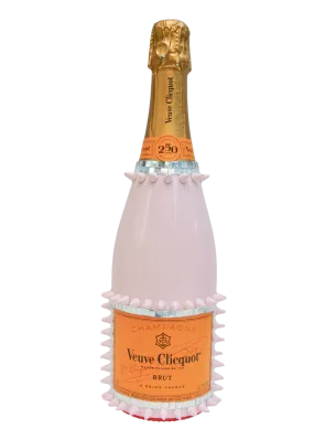 Custom Pink Louboutin "Follies" Veuve Clicquot Bottle