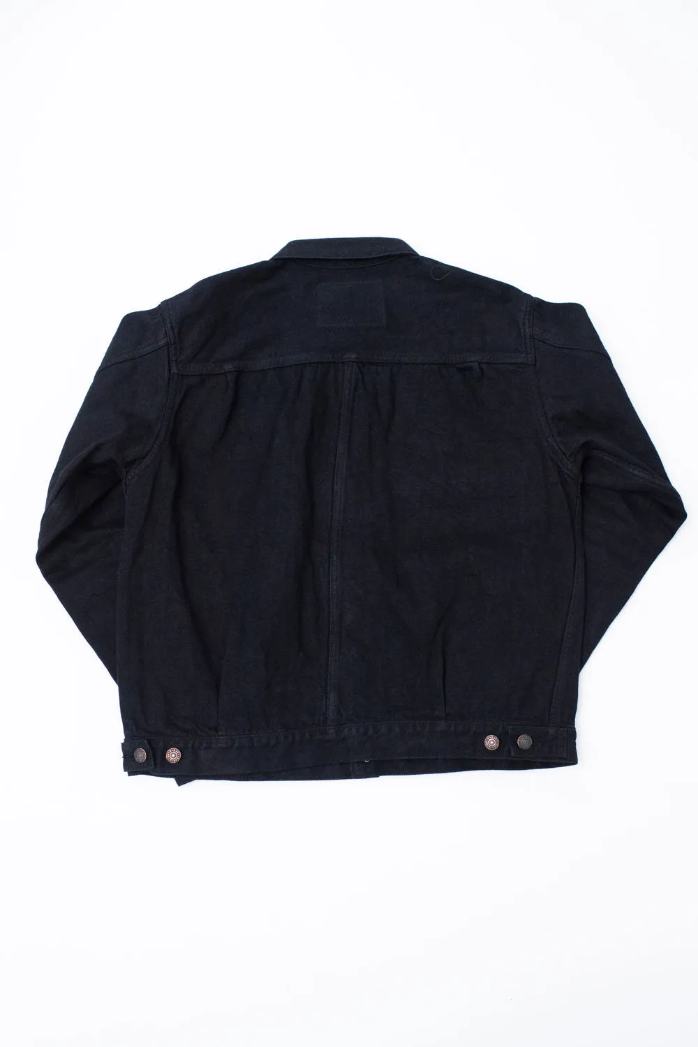 D4561 - 14oz "Kurozome" Selvedge Denim Type 2 Jacket - Black