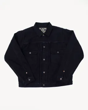 D4561 - 14oz "Kurozome" Selvedge Denim Type 2 Jacket - Black