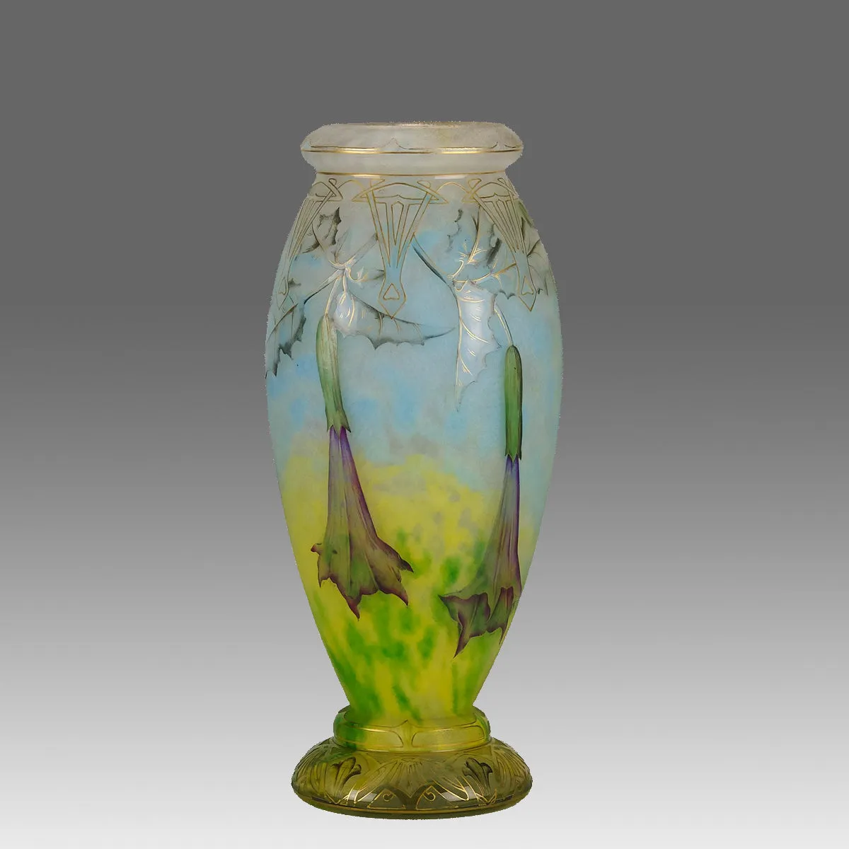 “Daturas Vase” by Daum Frères