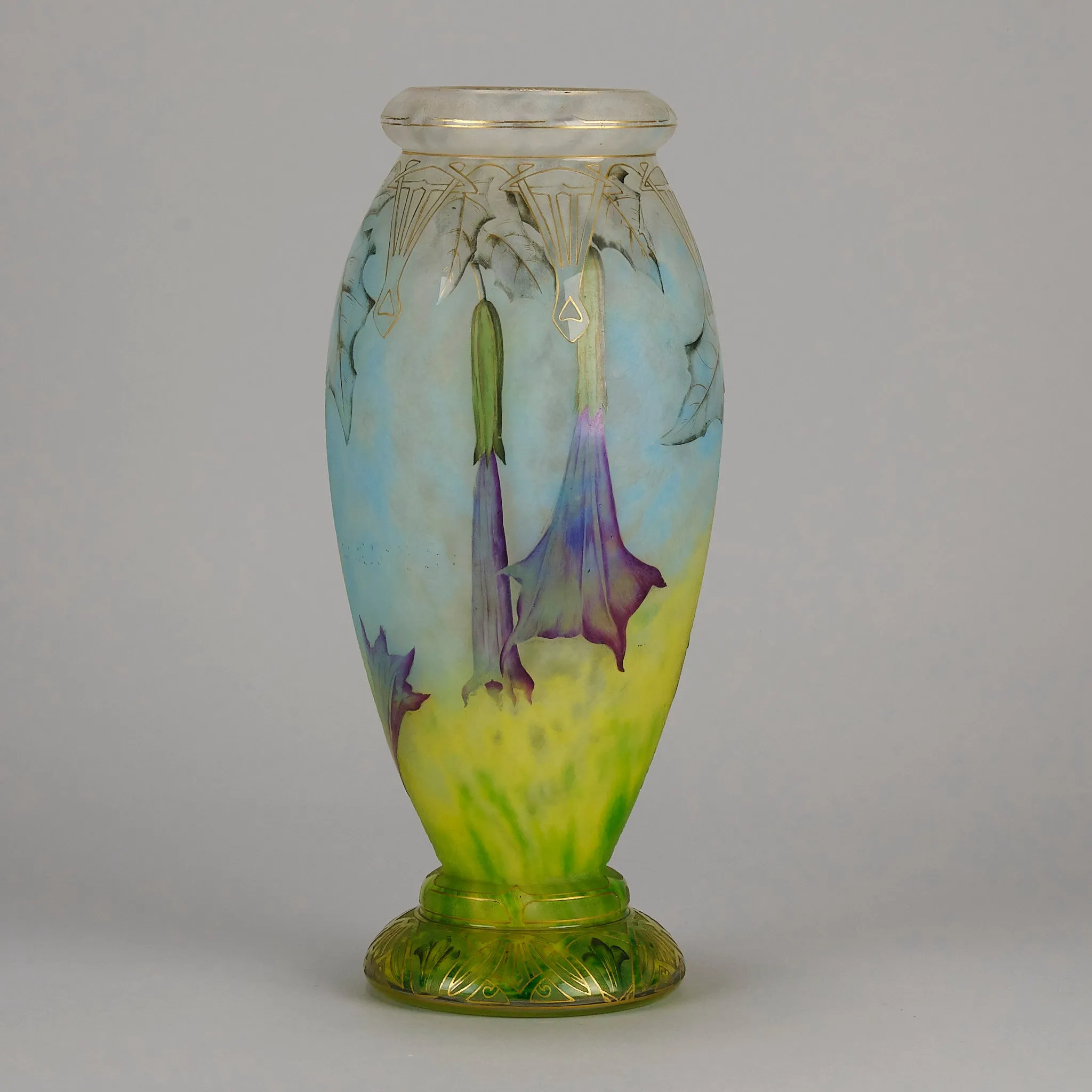 “Daturas Vase” by Daum Frères