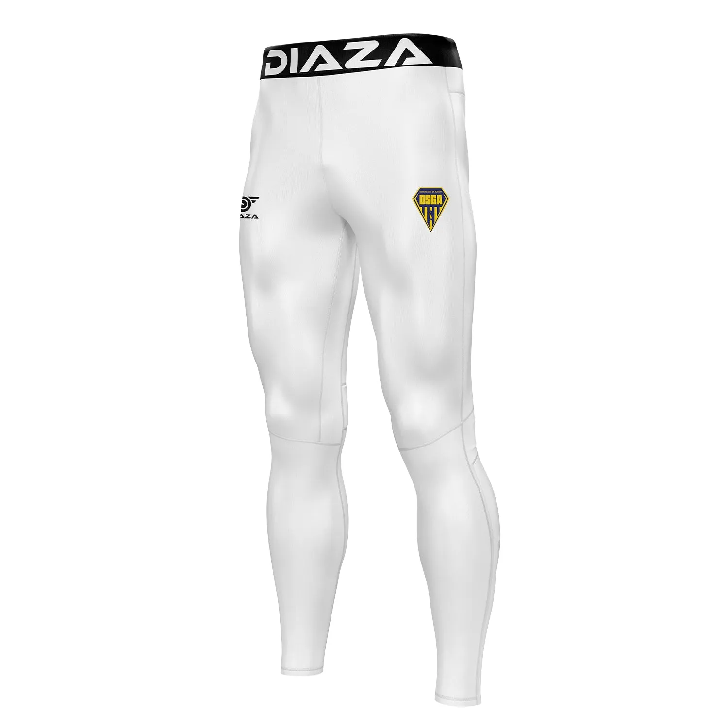 Diamond State Academy Compression Pants Men White