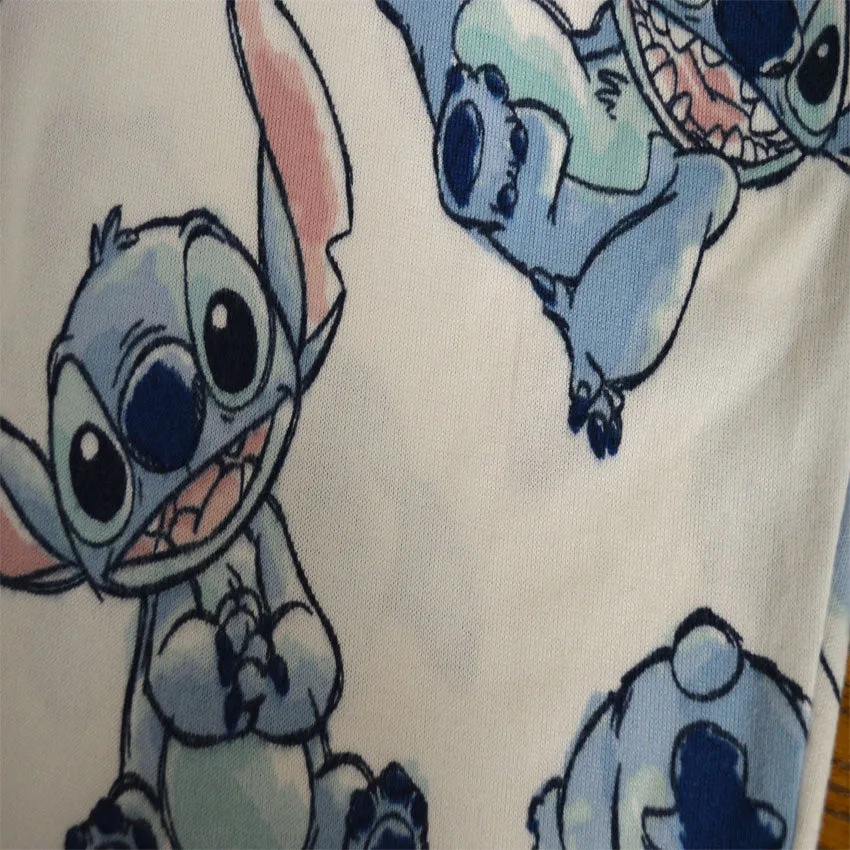 Disney's Lilo and Stitch Ultra Soft Knit White Jogger Loungepant