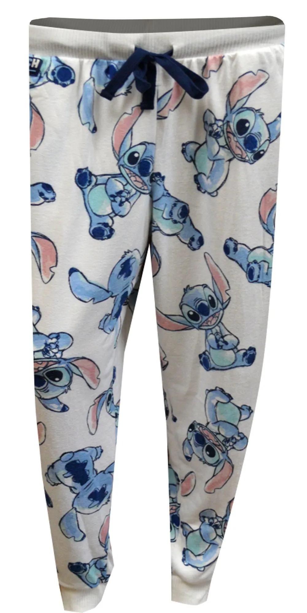 Disney's Lilo and Stitch Ultra Soft Knit White Jogger Loungepant