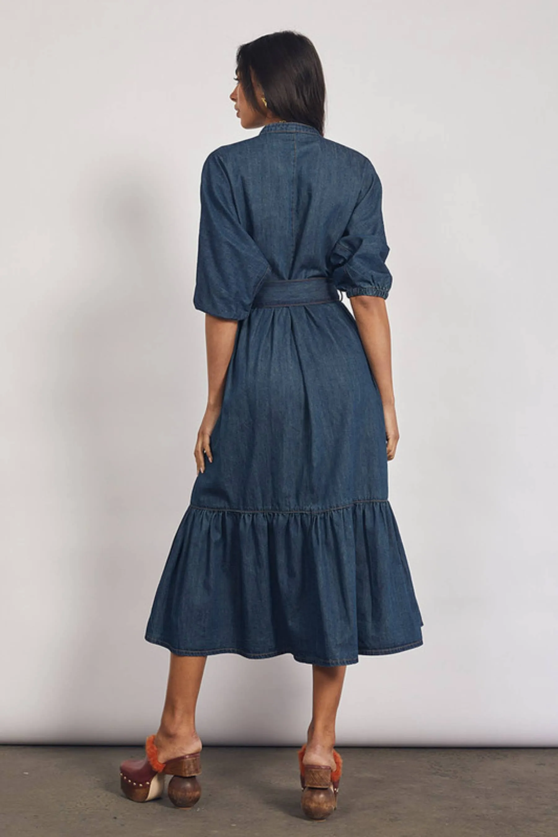 Dolman Midi Dress | Dark Blue