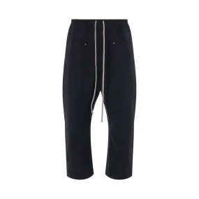 DRKSHDW Cargo Drawstring Cropped Pants in Cotton Twill