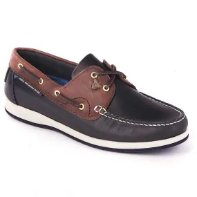 DUBARRY Men's Sailmaker X LT Deck Shoes - Navy & Brown