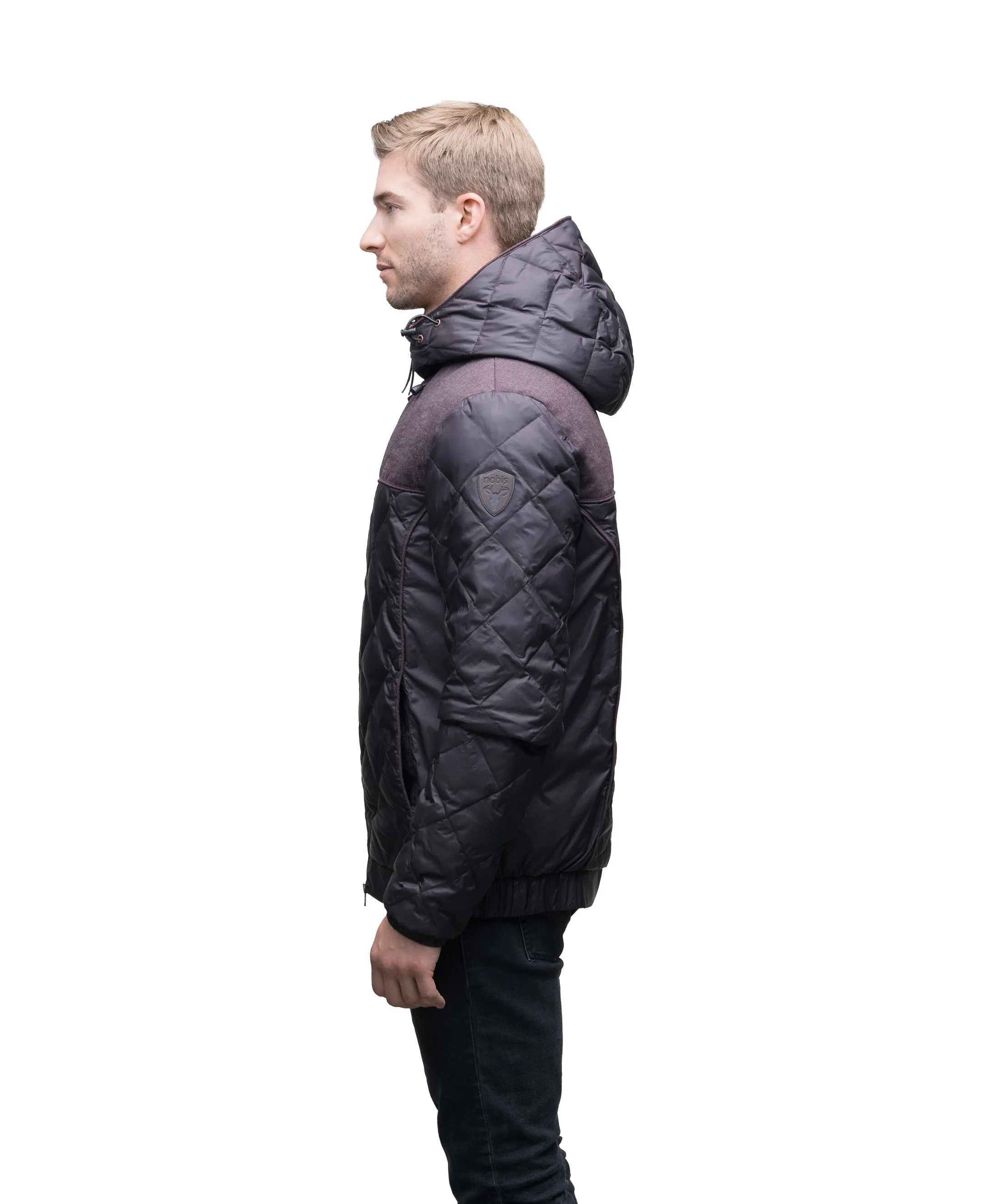 Elroy Men's Quilted Hooded Jacket