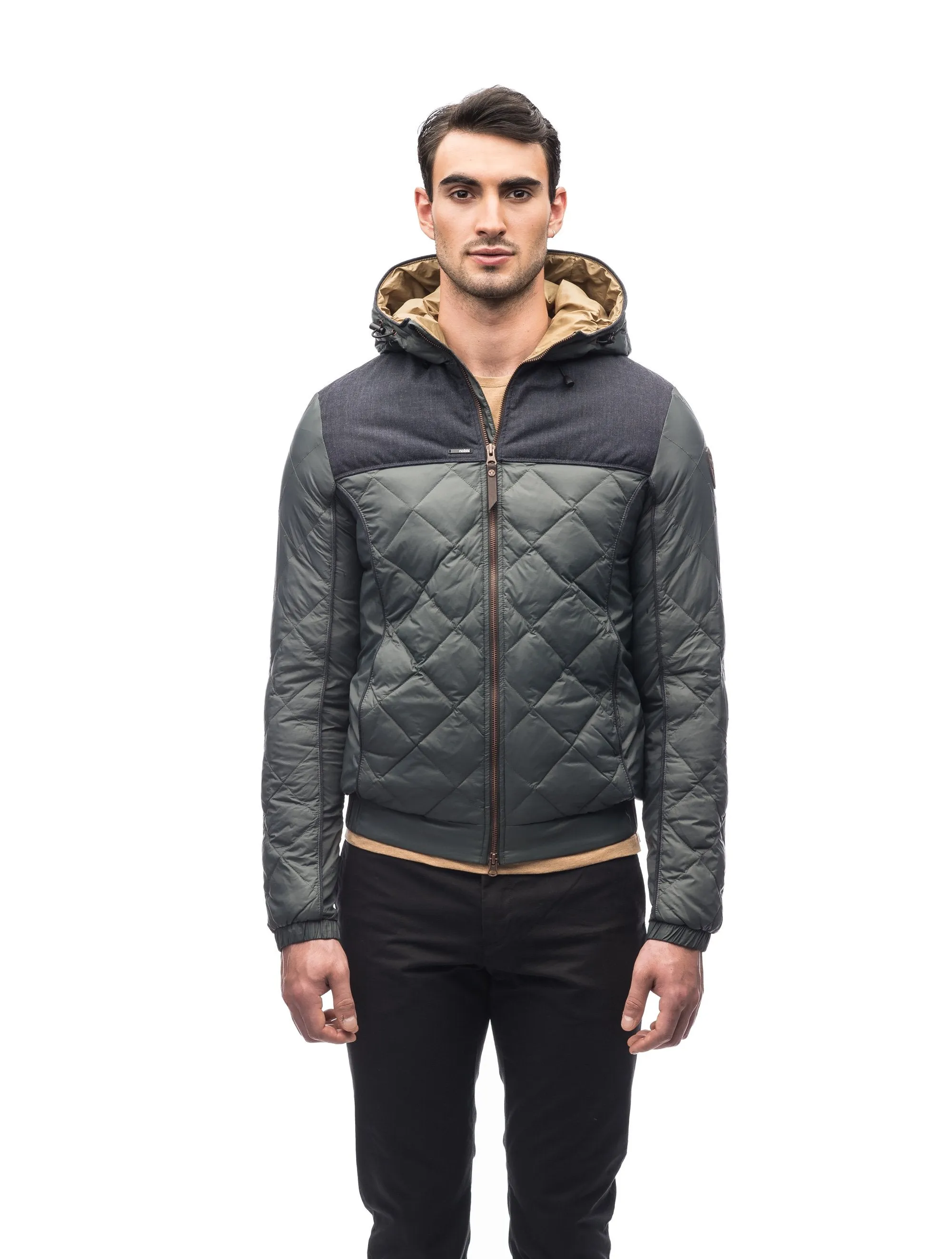 Elroy Men's Quilted Hooded Jacket