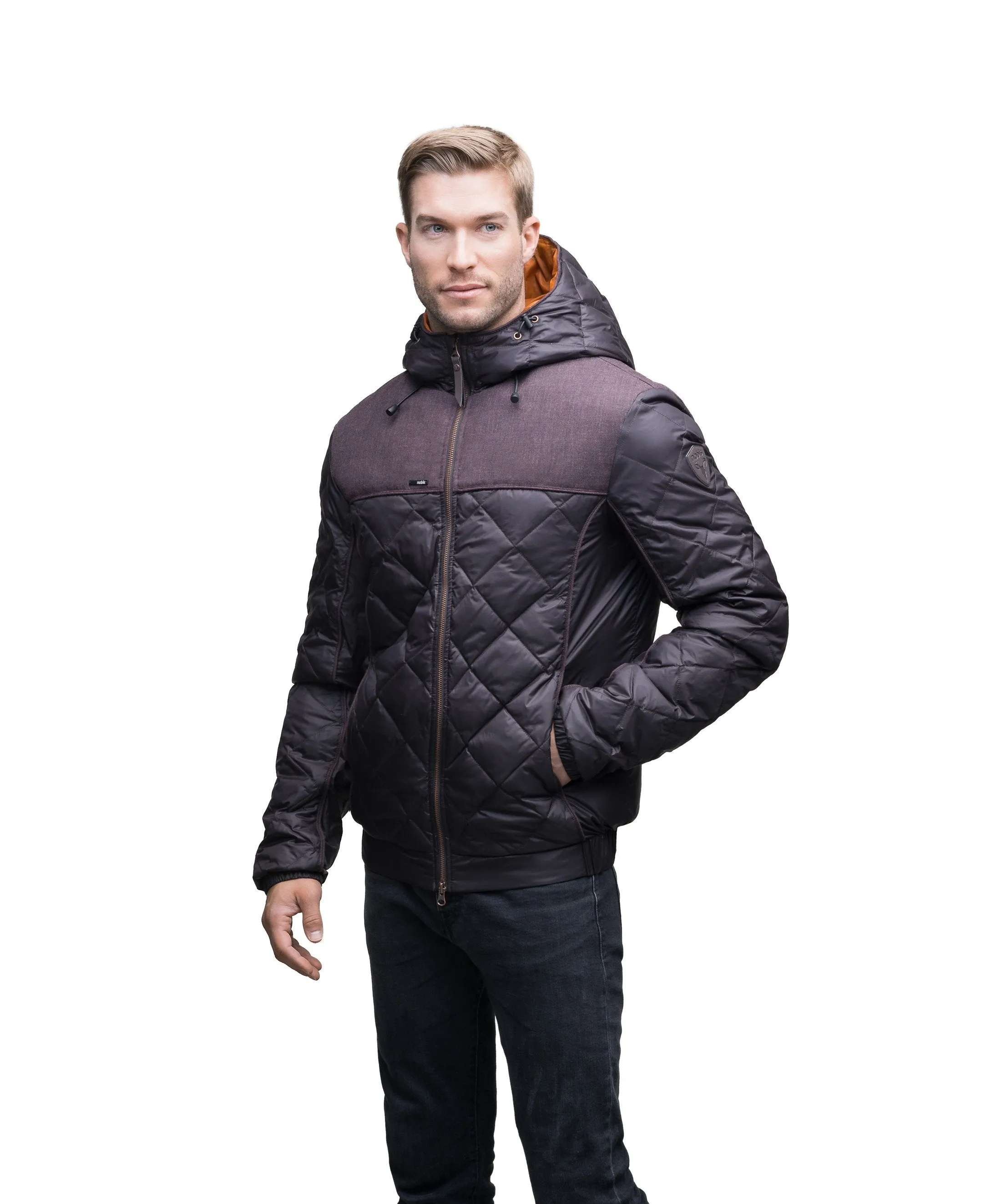 Elroy Men's Quilted Hooded Jacket