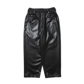 Faux Leather 5 Pocket Wide Easy Pants