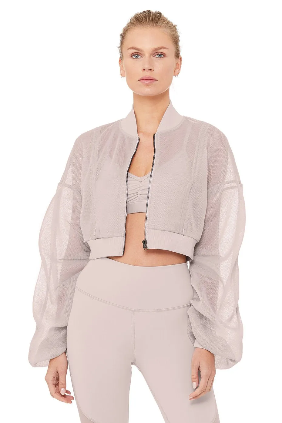 Field Crop Jacket - Lavender Cloud