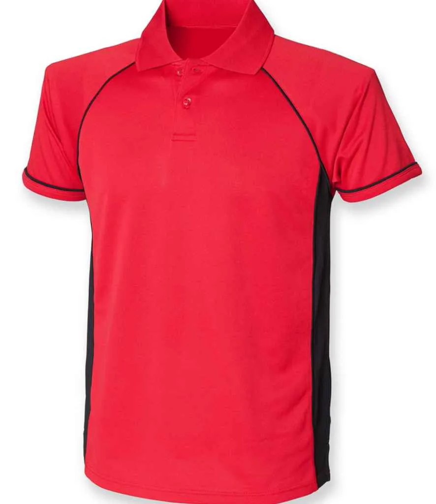 Finden and Hales Performance Panel Polo Shirt