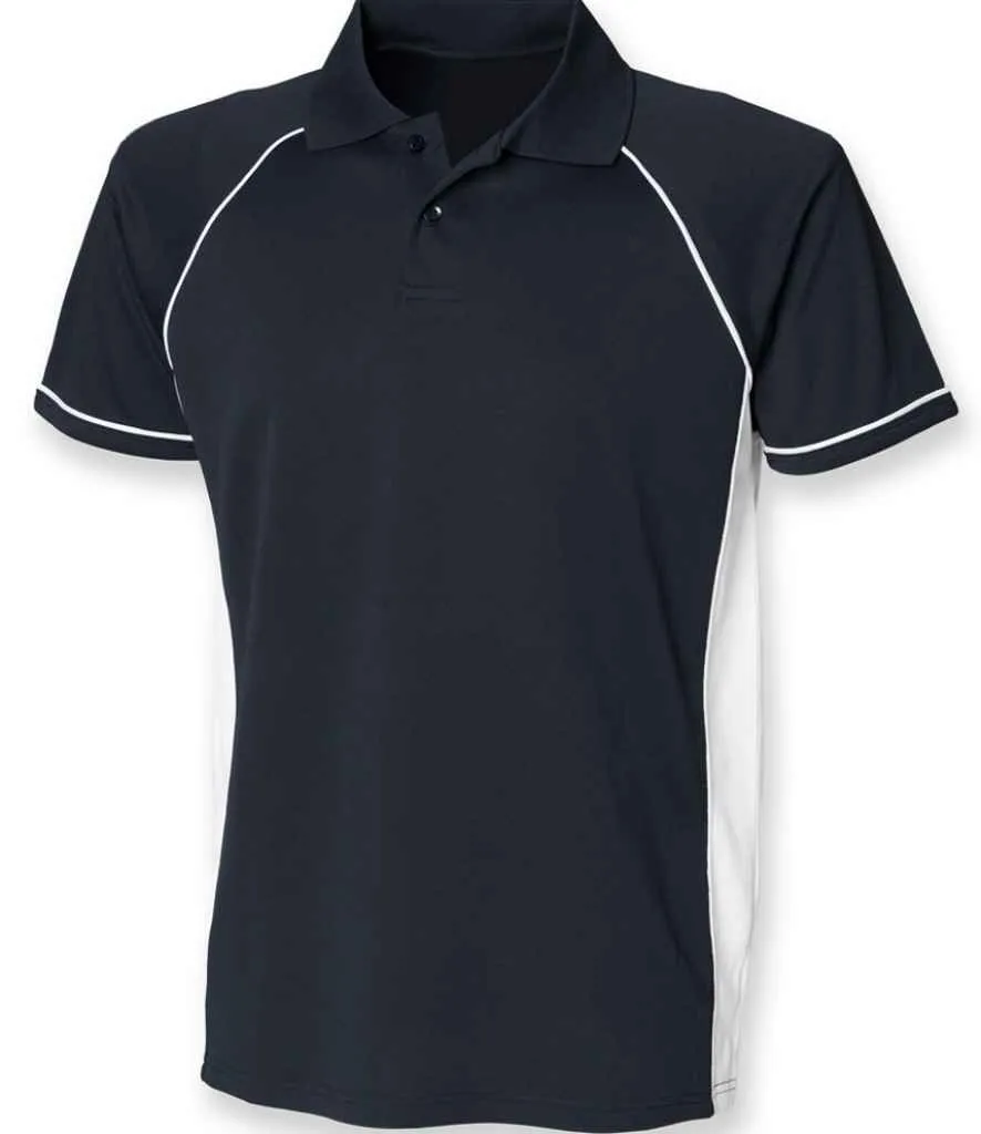 Finden and Hales Performance Panel Polo Shirt