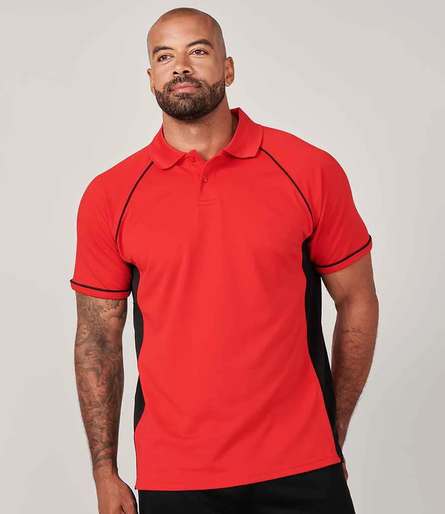 Finden and Hales Performance Panel Polo Shirt