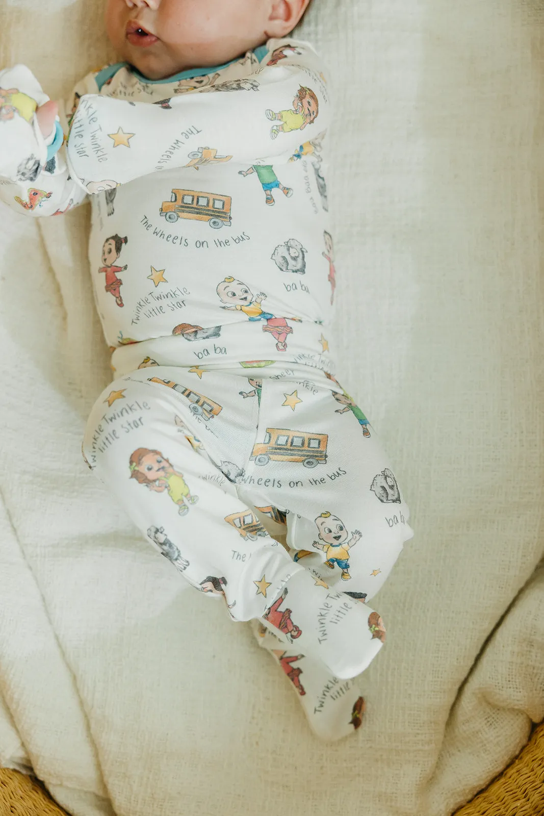 Footed Baby Pants - CoComelon Friends