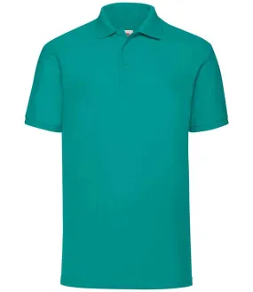 Fruit of the Loom Poly/Cotton Pique Polo Shirt - Bright Colours