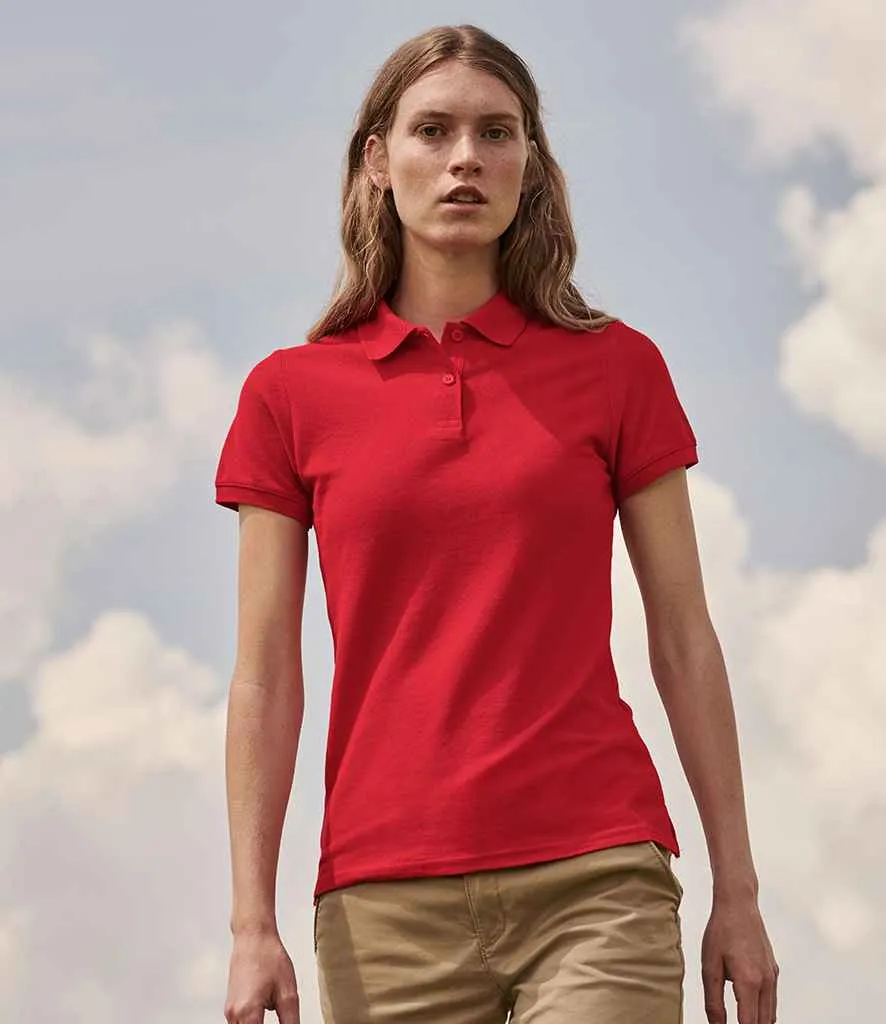 Fruit of the Loom Poly/Cotton Pique Polo Shirt (Ladies) - Dark Colours