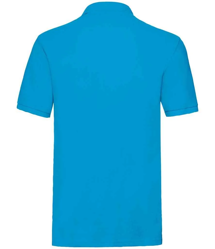 Fruit of the Loom Premium Cotton Pique Polo Shirt - Bright Colours