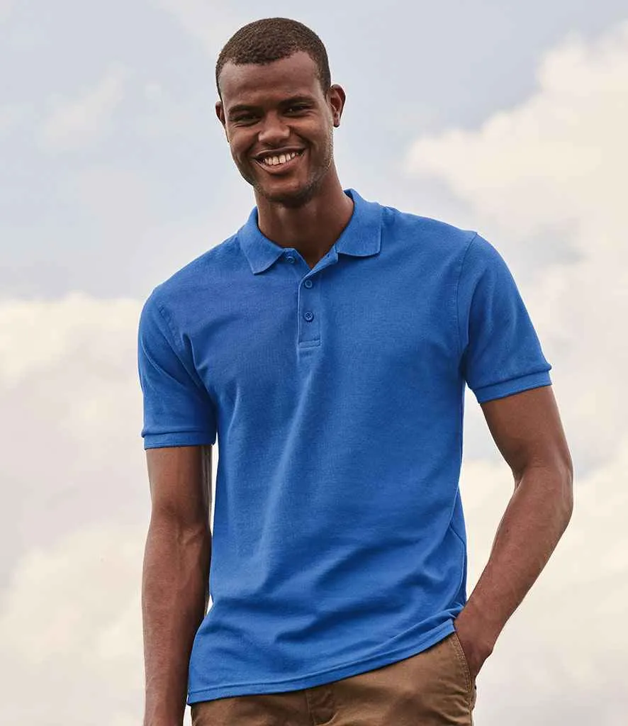 Fruit of the Loom Premium Cotton Pique Polo Shirt - Bright Colours