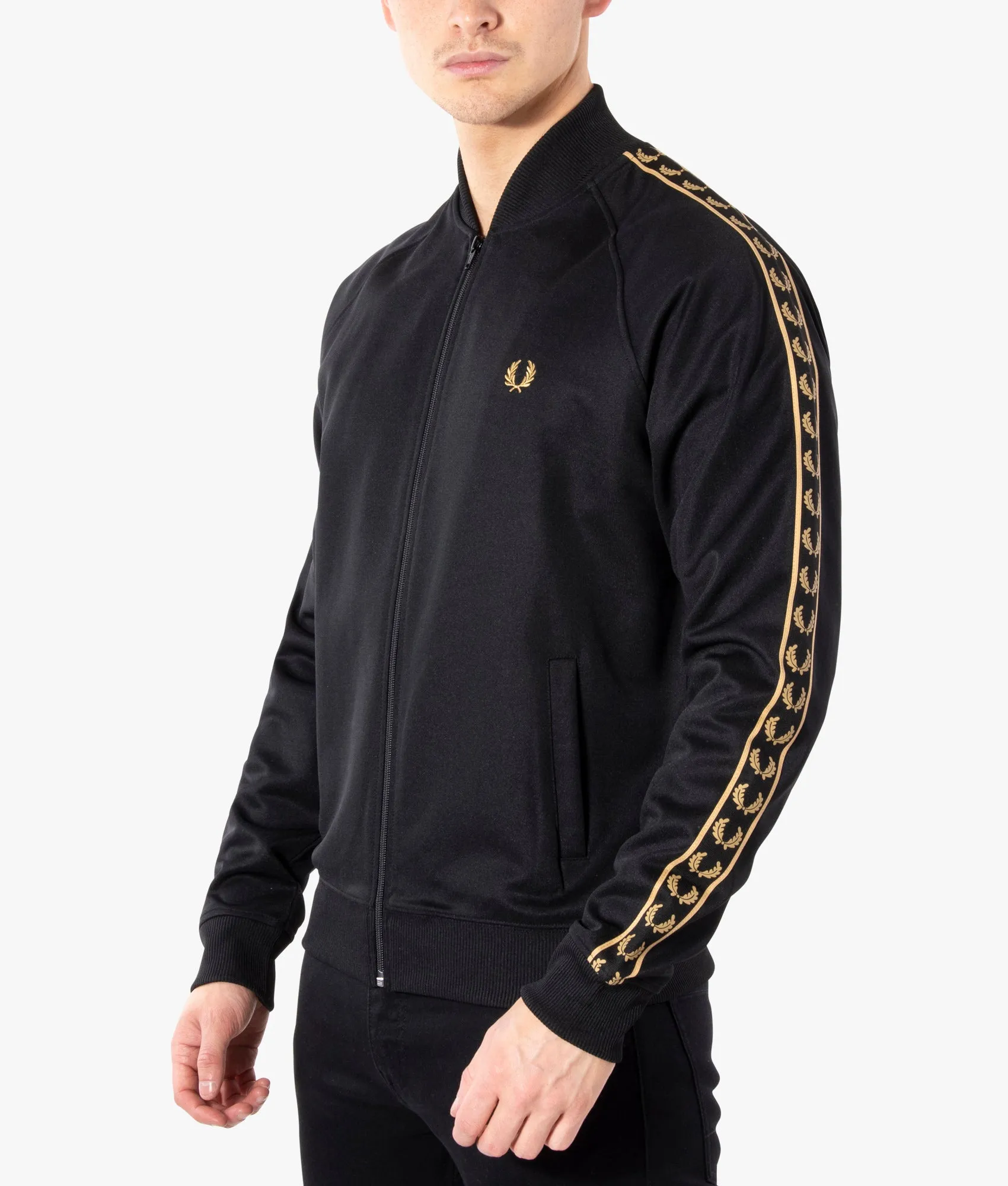 Gold Tape Bomber Track Top