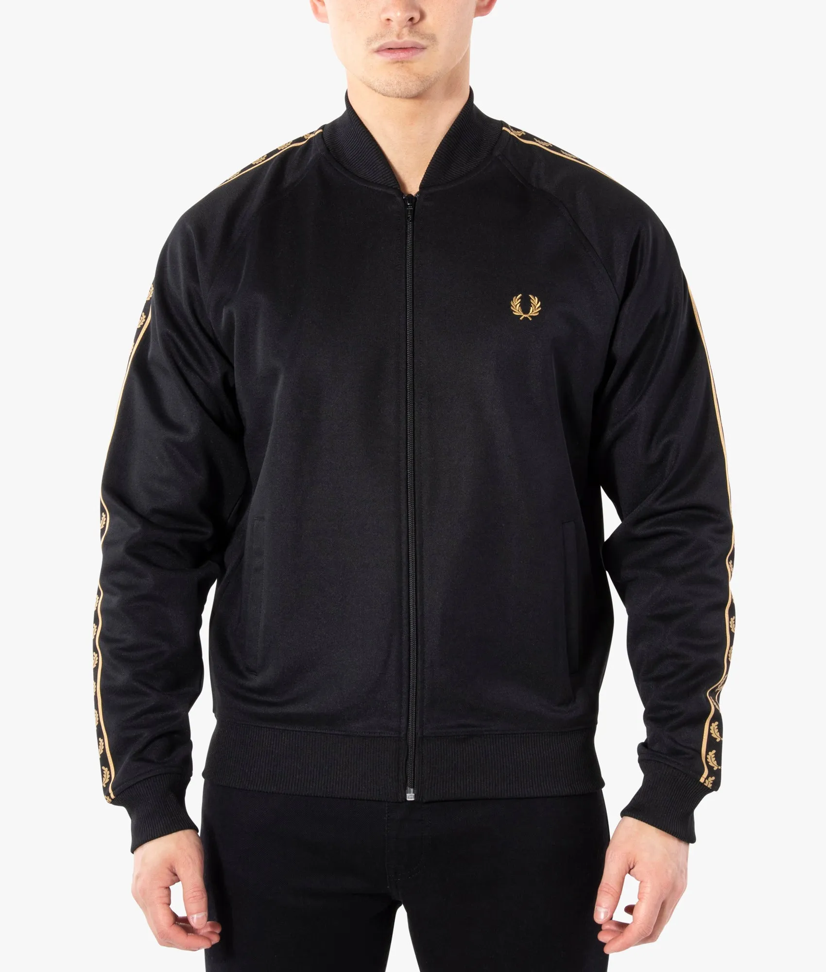 Gold Tape Bomber Track Top