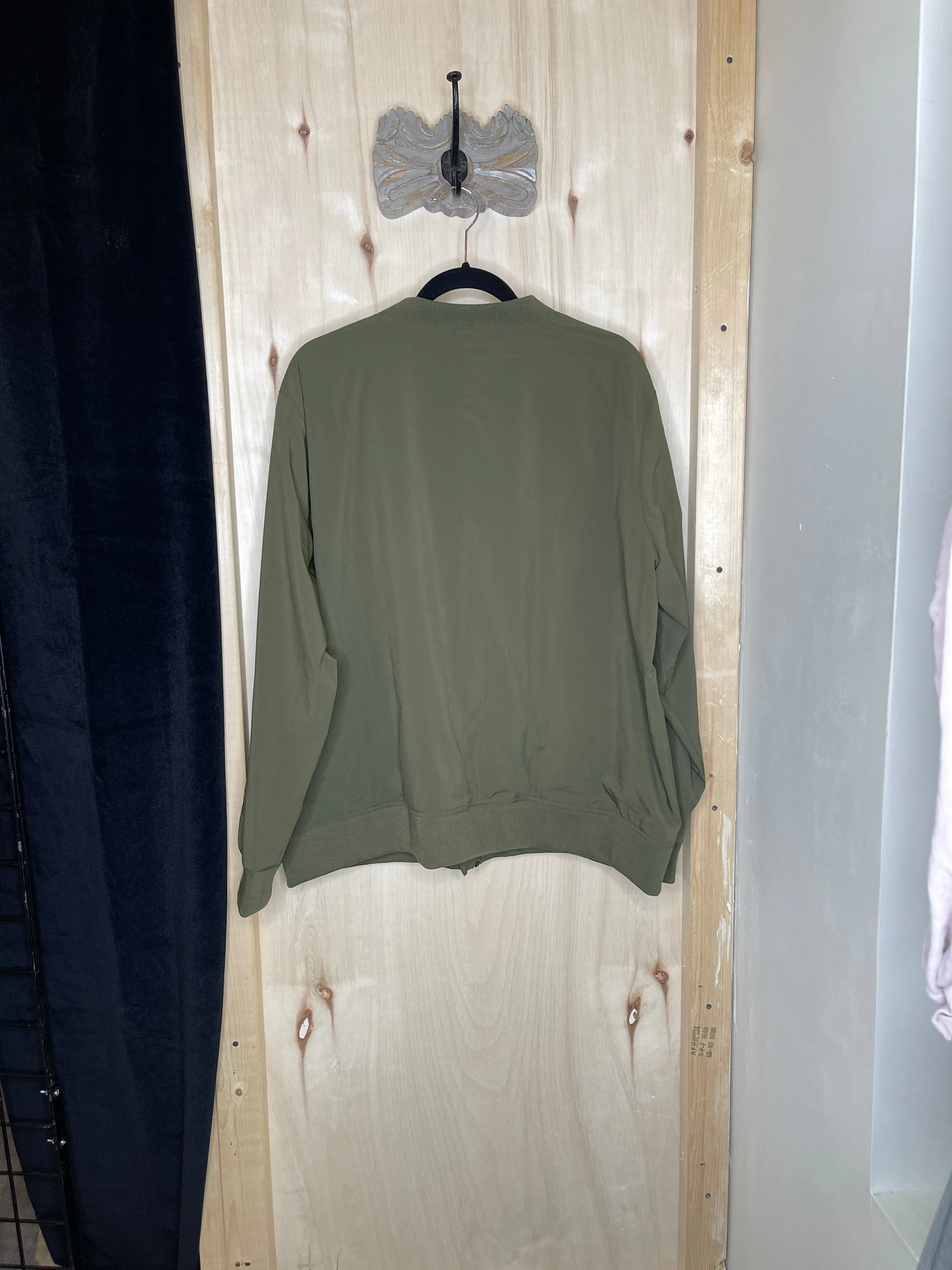 Green Bomber Jacket