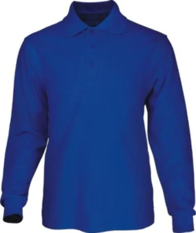 Harbour Long Sleeve Polo - Royal