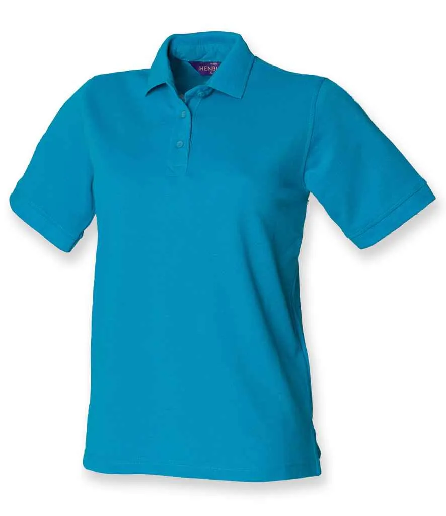 Henbury Heavy Poly/Cotton Pique Polo Shirt (Ladies) - Bright Colours